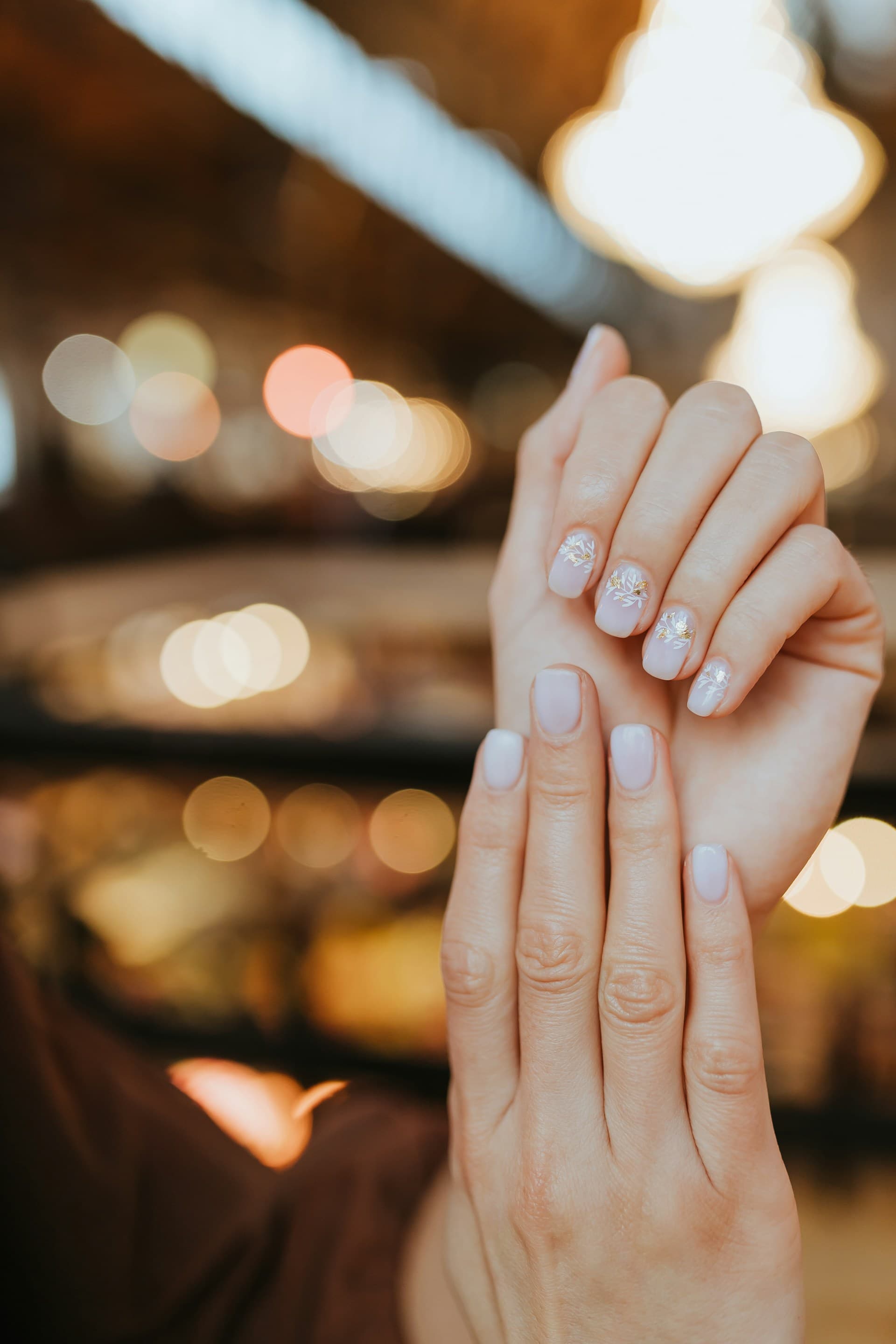 Hand-painted nails