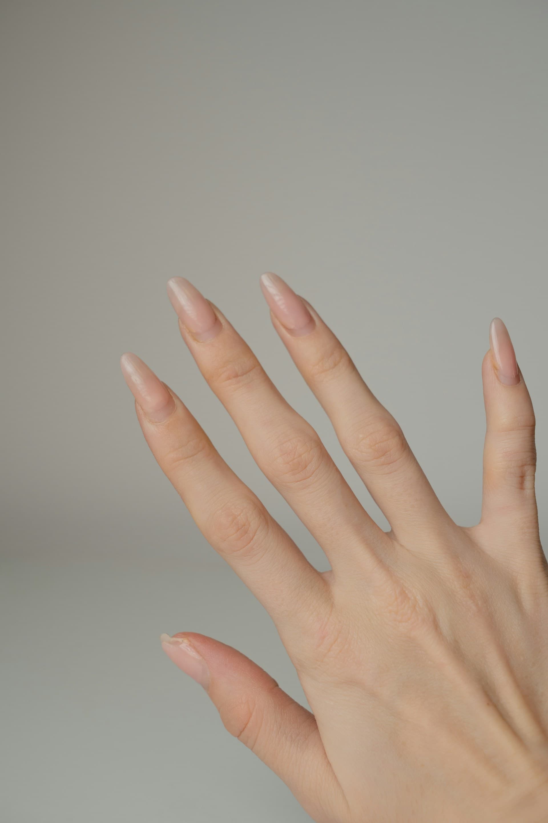 Polished nails